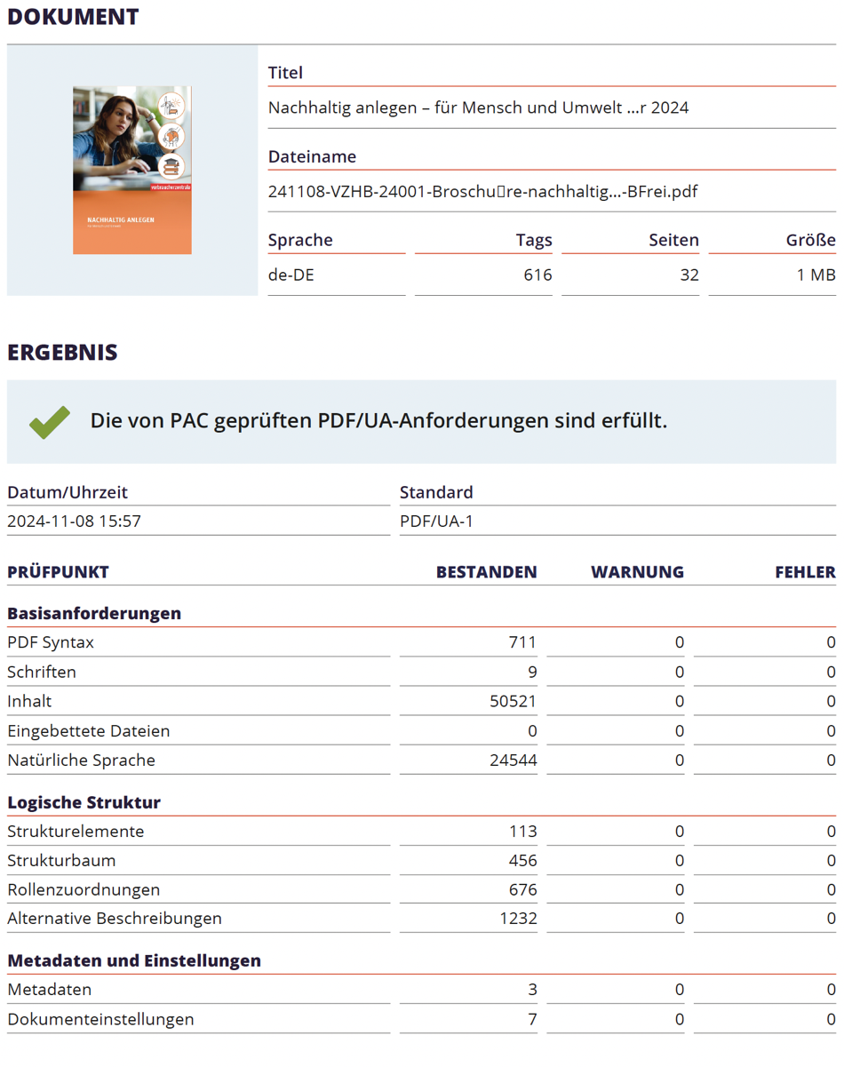Nachhaltig Anlegen – Publikation der Verbraucherzentrale Bremen